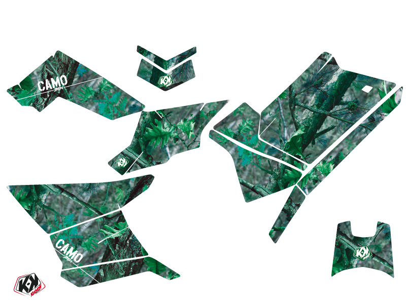 Kit Déco Quad Camo Polaris Scrambler 850-1000 XP Vert KUTVEK (2015-2019) - vue 2