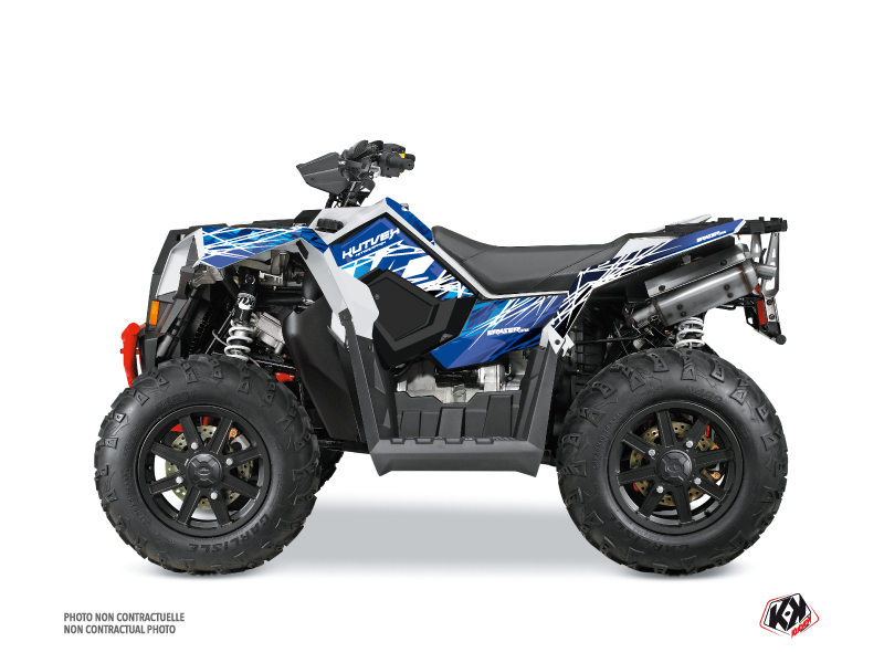 Kit Déco Quad Eraser Polaris Scrambler 850-1000 XP Bleu (2015-2019) KUTVEK