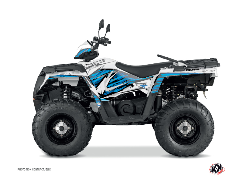 Kit Déco Quad Jungle Polaris 450 Sportsman Bleu (2018-2020) KUTVEK