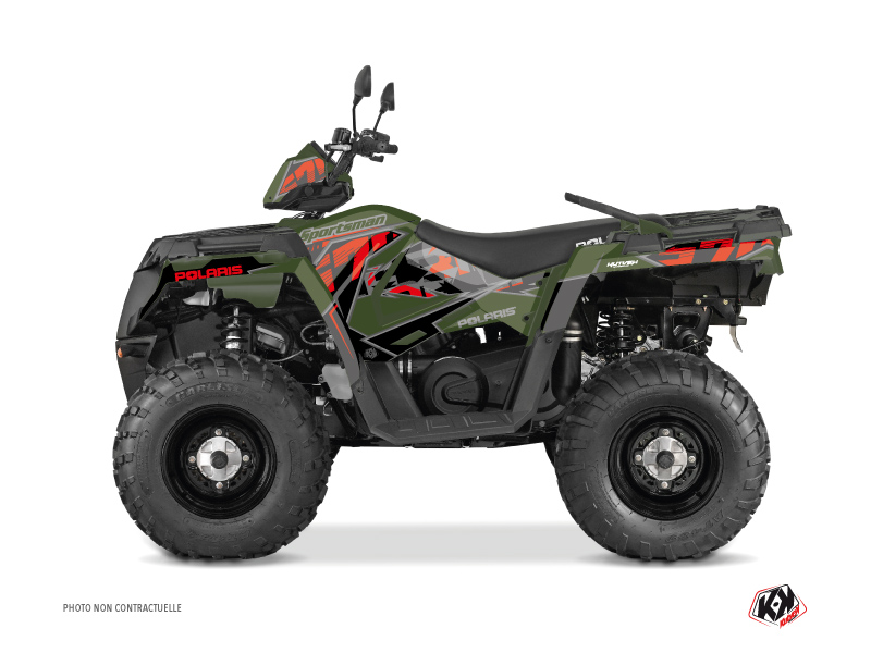 Kit Déco Quad Visor Polaris 570 Sportsman Touring Vert (2014-2017)