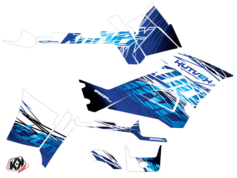 Kit Déco Quad Eraser Polaris 570 Sportsman Touring Bleu (2014-2017) - vue 2
