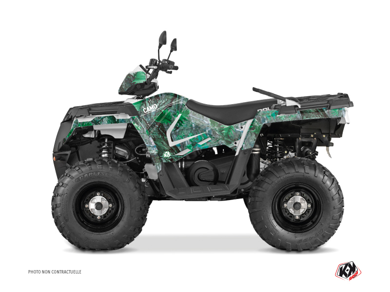 Kit déco quad Camo Polaris 570 Sportsman Touring Vert (2018-2023) KUTVEK