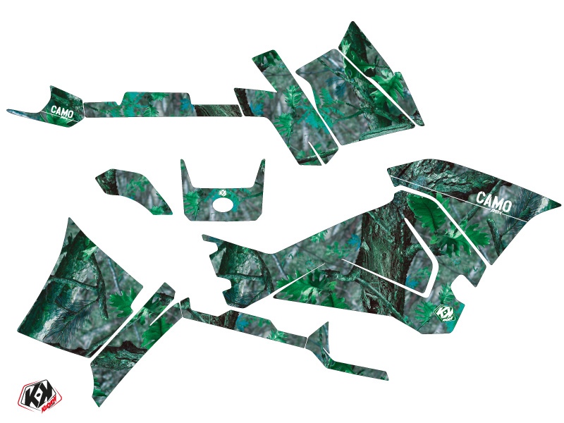Kit déco quad Camo Polaris 570 Sportsman Touring Vert (2018-2023) KUTVEK - vue 2