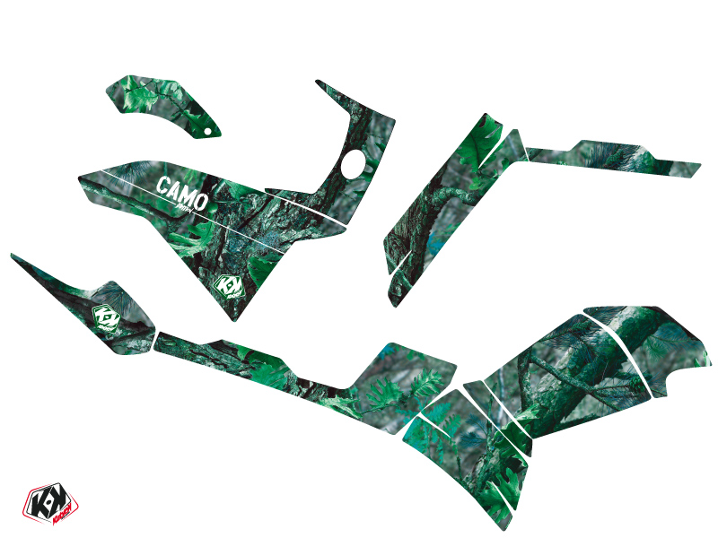 Kit Déco Quad Camo Polaris 500-800 Sportsman Forest Vert (2011-2023) - vue 2