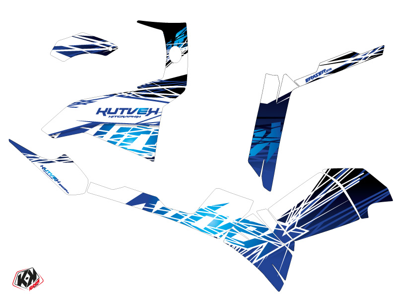 Kit Déco Quad Eraser Polaris 500-800 Sportsman Forest Bleu KUTVEK (2011-2023) - vue 2