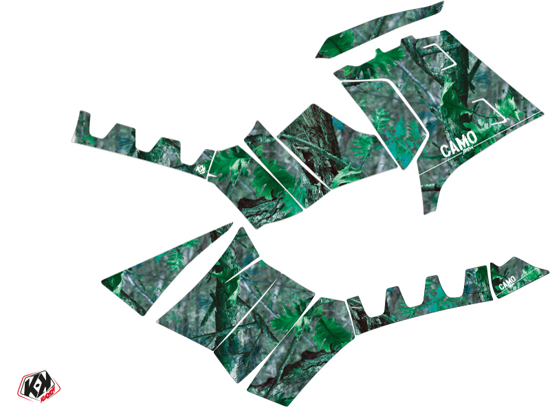 Kit Déco Quad Camo Polaris 550 Sportsman Forest Vert (2010-2012) KUTVEK - vue 2