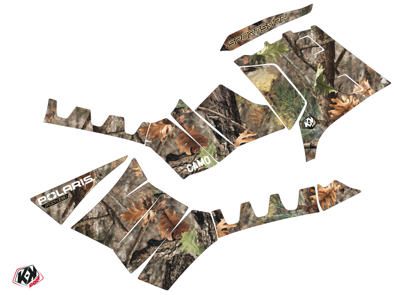 Kit déco quad camouflage Polaris 550 Sportsman Forest Colors 2010-2012 - vue 2