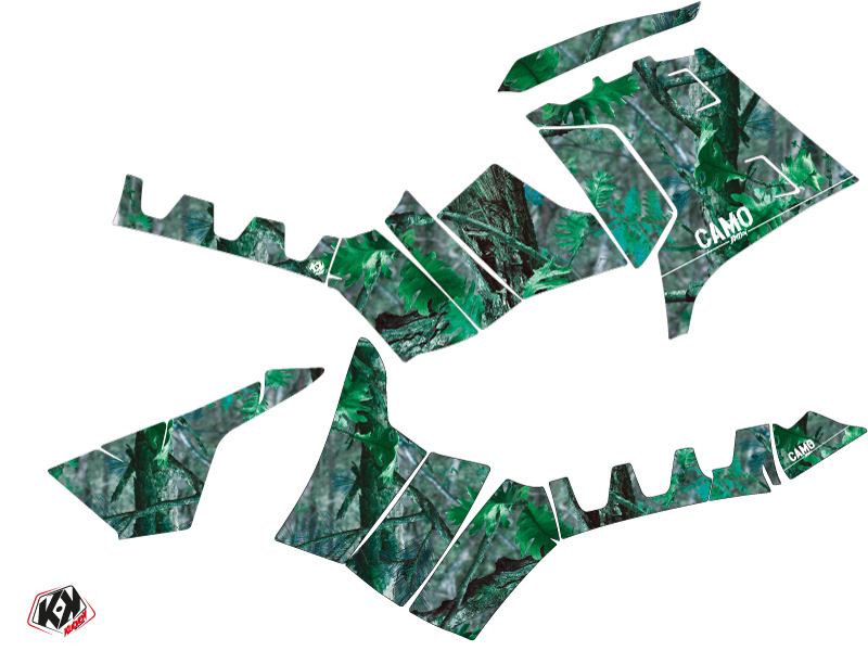 Kit Déco Quad Camo Polaris 1000 Sportsman Touring Vert (2010-2012) KUTVEK - vue 2