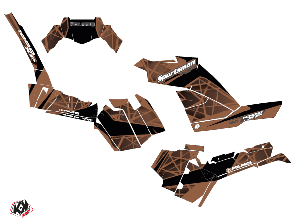 Kit Déco Quad Spin Polaris 1000 Sportsman XP S Forest Marron (2020-2023) - vue 2
