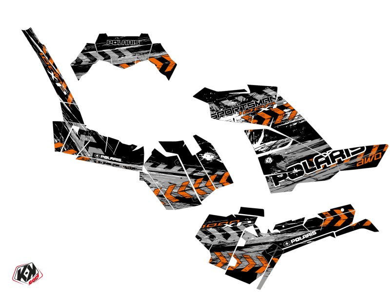 Kit Déco Quad Lifter Polaris 1000 Sportsman XP S Forest Orange 2020-2023 KUTVEK - vue 2