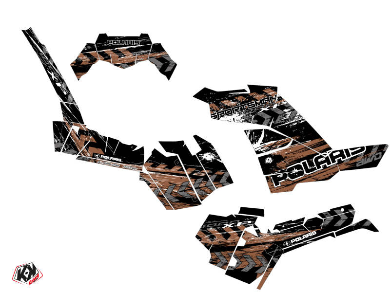 Kit Déco Quad Lifter Polaris 1000 Sportsman XP S Forest Marron (2020-2023) KUTVEK - vue 2