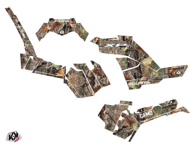 Kit Déco Quad Camo Polaris 1000 Sportsman XP S Forest Colors KUTVEK (2020-2023) - vue 2