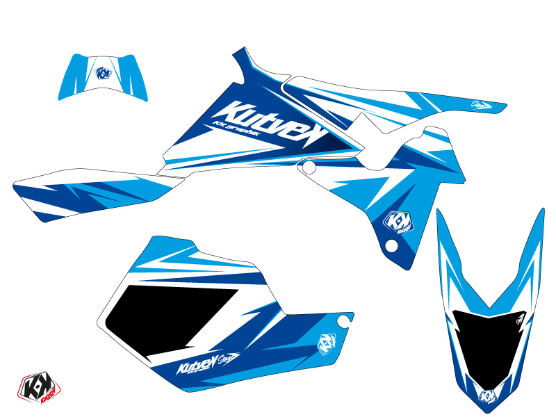 Kit Déco Quad Stage Suzuki 450 LTR Bleu (2007-2014) KUTVEK - vue 2