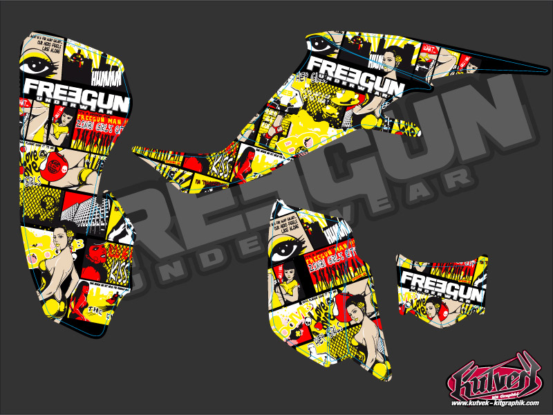Kit Déco Quad Freegun Suzuki 400 LTZ (2003-2008) KUTVEK - vue 2