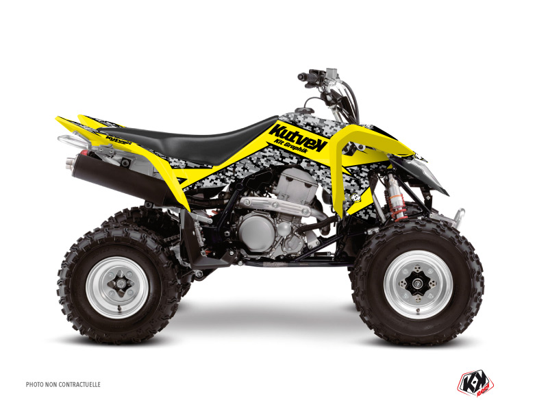 Kit Déco Quad Predator Suzuki 400 LTZ IE Jaune (2009-2011)