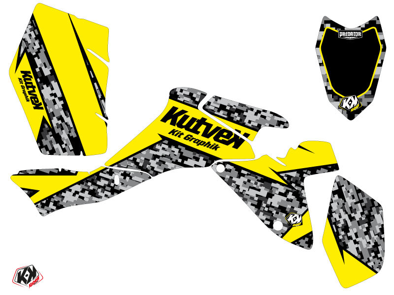 Kit Déco Quad Predator Suzuki 400 LTZ IE Jaune (2009-2011) - vue 2