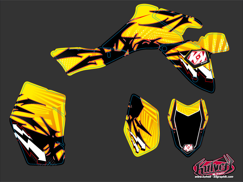 Kit Déco Quad Graff Suzuki 400 LTZ IE (2009-2011) KUTVEK - vue 2