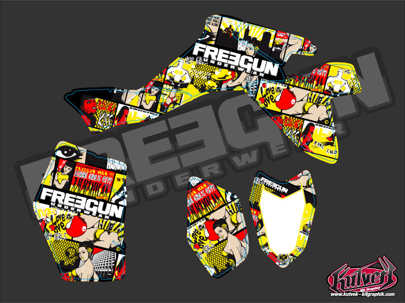 Kit Déco Quad Freegun Suzuki 400 LTZ IE (2009-2011) - vue 2