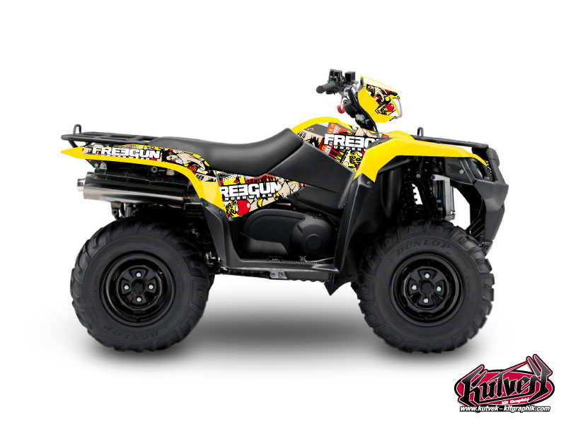 Kit Déco Quad Freegun KUTVEK Suzuki King Quad 750 (2007-2018)