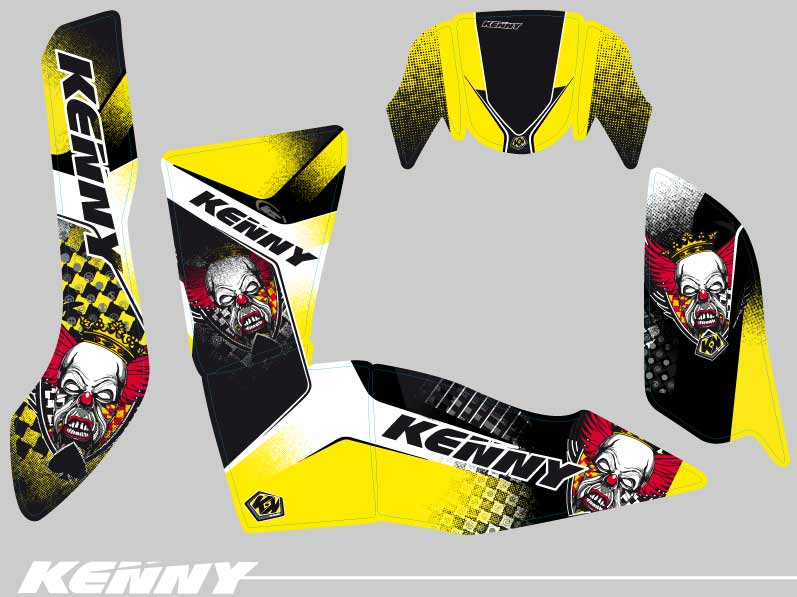 Kit Déco Quad Kenny Suzuki King Quad 750 (2019-2023) KUTVEK - vue 2