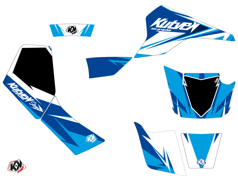 Kit Déco Quad Stage Suzuki 80 LT Bleu (1987-2003) KUTVEK - vue 2