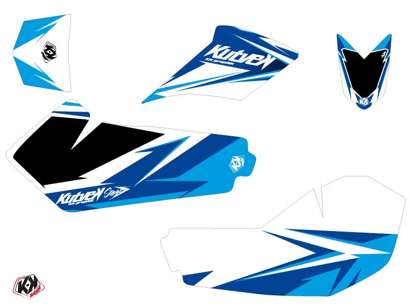 Kit Déco Quad Stage Suzuki LTZ 90 Bleu (2007-2013) Kutvek - vue 2