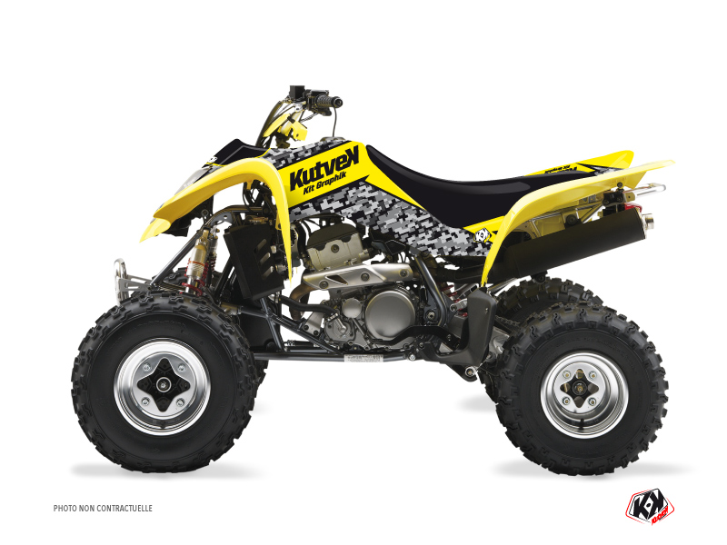 Kit décoration Quad Prédator Suzuki 250 LTZ jaune (2004-2011)