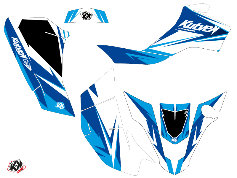 Kit de décoration Quad Stage Suzuki Z 50 Bleu KUTVEK (2006-2018) - vue 2