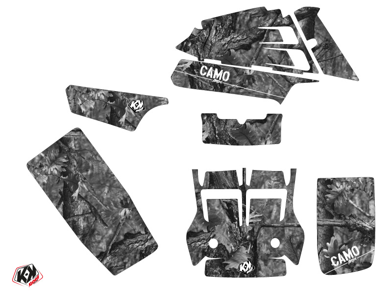 Kit Déco Quad Camo Yamaha Banshee Gris KUTVEK (1987-2023) - vue 2