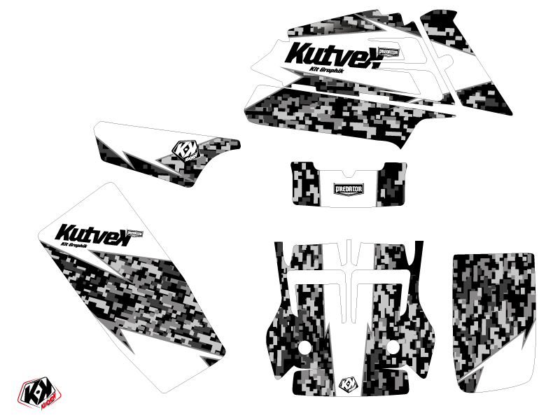 Kit décoration Quad Prédateur Yamaha Banshee blanc KUTVEK (1987-2023) - vue 2