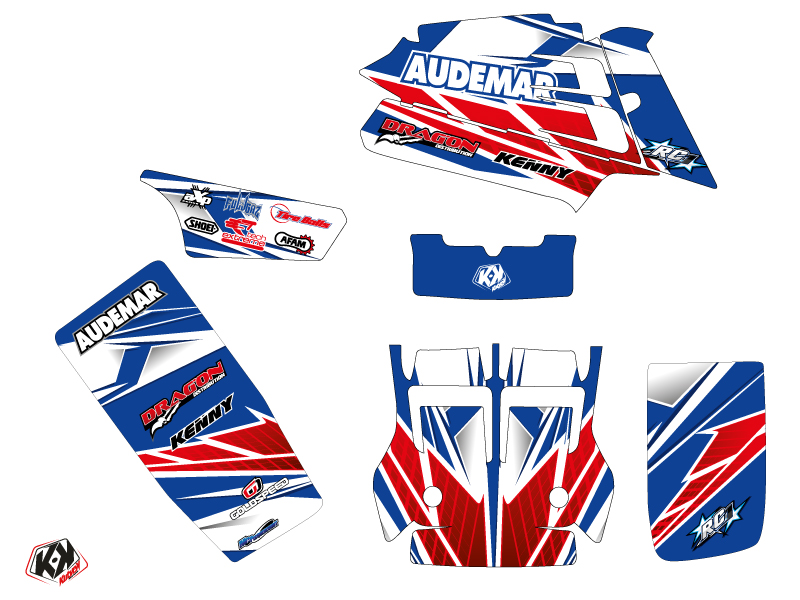 Kit Déco Quad Replica Romain Couprie Yamaha Banshee 2012 (1987-2023) KUTVEK - vue 2