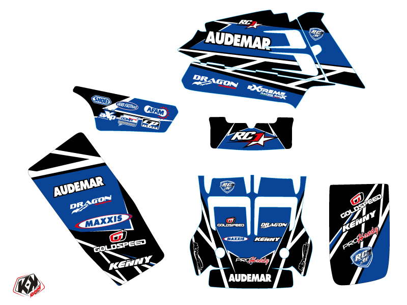 Kit Déco Quad Replica Romain Couprie Yamaha Banshee 2013 KUTVEK - vue 2