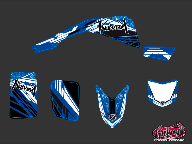 Kit décoration Quad Spirit Yamaha Blaster bleu 1988-2002 - vue 2