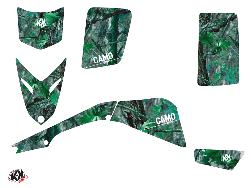 Kit Déco Quad Camo Yamaha Blaster Vert (1988-2002) KUTVEK - vue 2