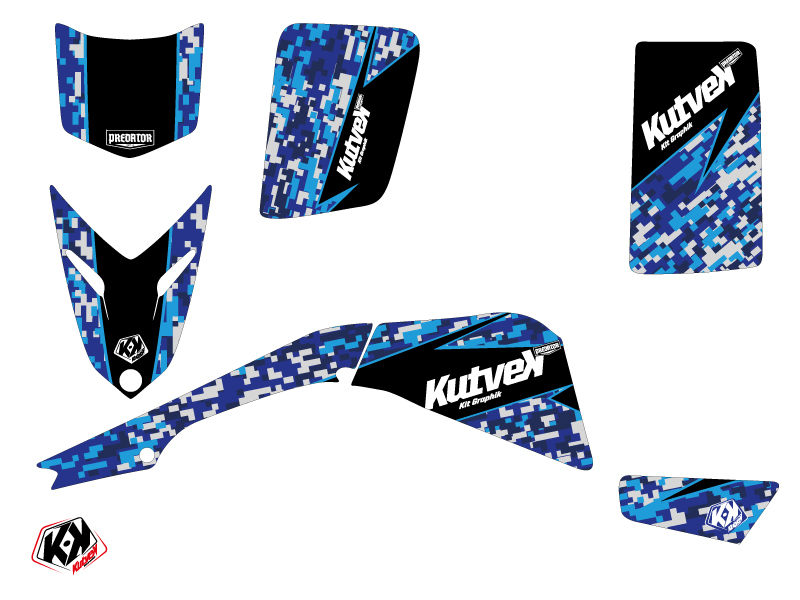 Kit Déco Quad Predator Yamaha Blaster Bleu (1988-2002) - vue 2