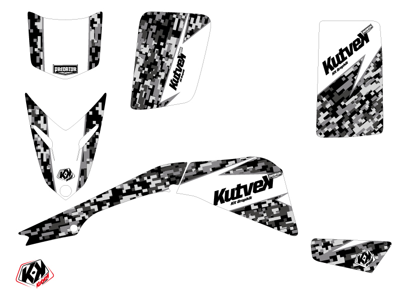 Kit Déco Quad Predator Yamaha Blaster Blanc (1988-2002) - vue 2