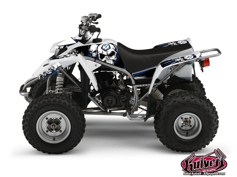 Kit Déco Quad Trash Yamaha Blaster Noir Bleu 1988-2002 KUTVEK