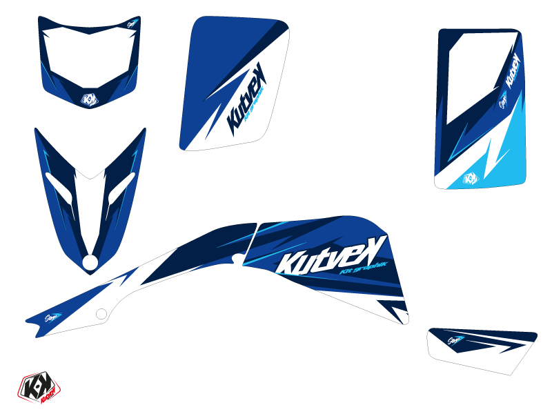 Kit Déco Quad Stage Yamaha Blaster Bleu (1988-2002) KUTVEK - vue 2