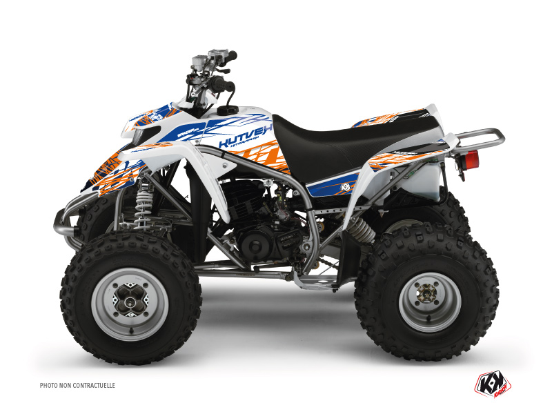 Kit Décoration Quad Eraser Yamaha Blaster Bleu Orange 2003-2007