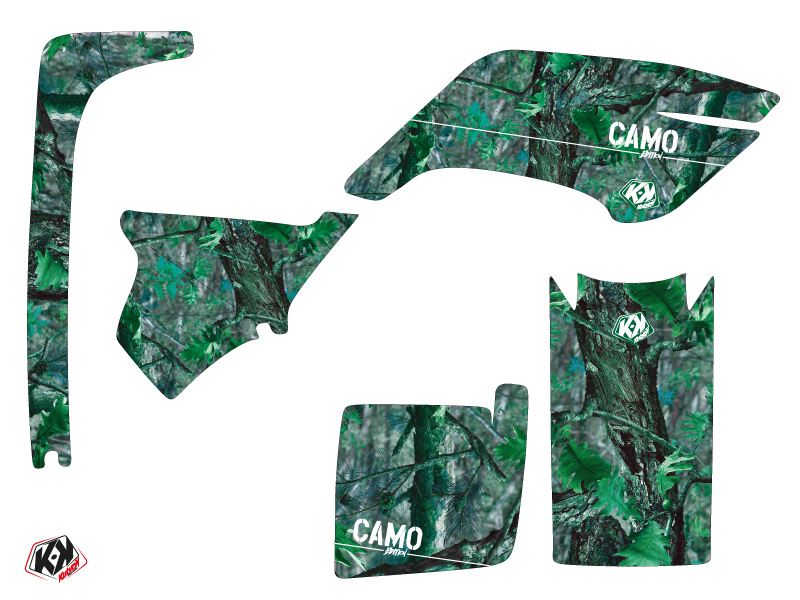 Kit Déco Quad Camo Yamaha Breeze Vert (1994-2004) KUTVEK - vue 2