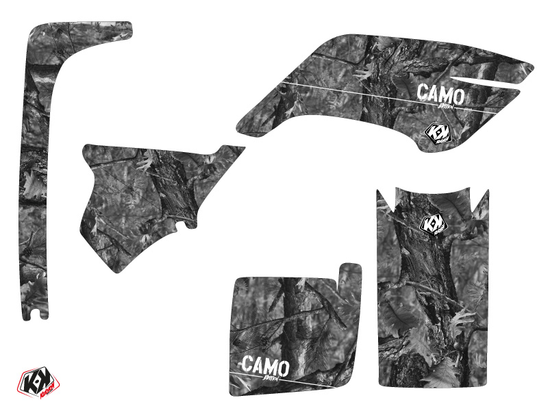 Kit déco quad Camo Yamaha Breeze gris (1994-2004) Kutvek - vue 2