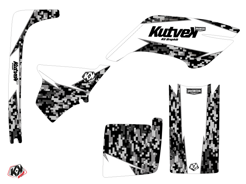 Kit décoratif Quad Predator Yamaha Breeze blanc 1994-2004 - vue 2