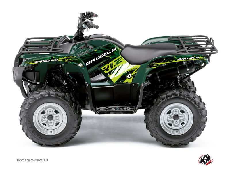 Kit déco quad Kutvek Wild Yamaha 125 Grizzly vert (2005-2013)