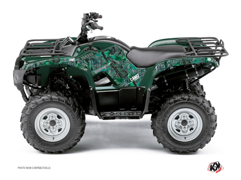 Kit Déco Quad Camo Yamaha 125 Grizzly Vert (2005-2013) KUTVEK