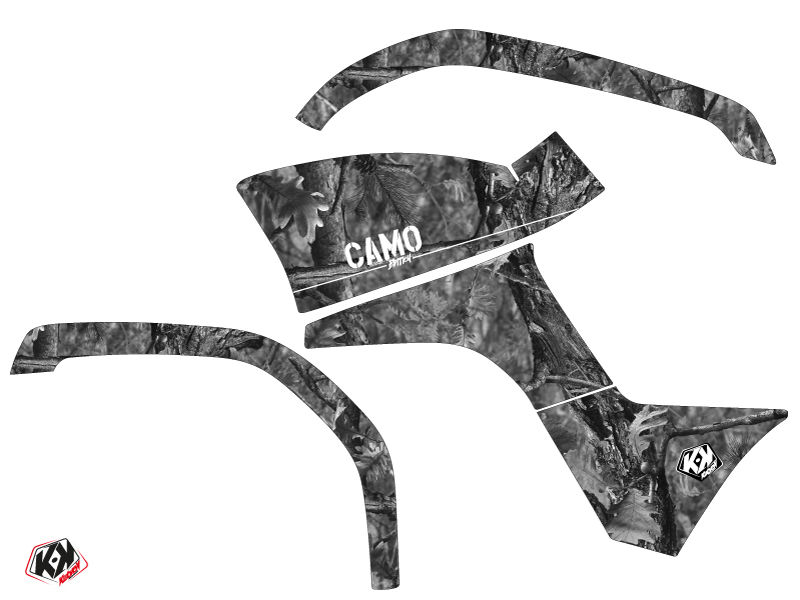 Kit Décoration Quad Camo Yamaha 125 Grizzly Gris (2005-2013) - vue 2