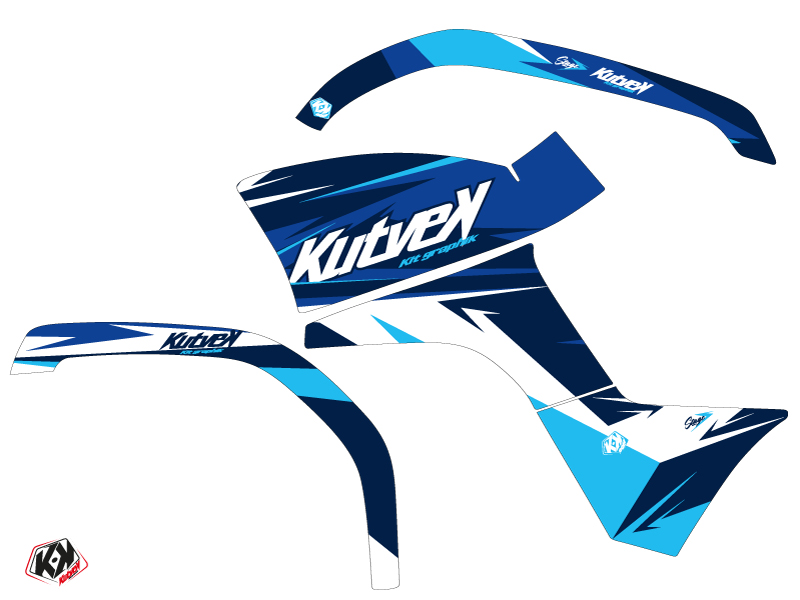 Kit Déco Quad Stage Yamaha 125 Grizzly Bleu (2005-2013) Kutvek - vue 2