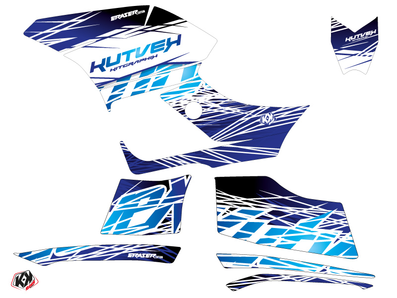 Kit de décoration Eraser Yamaha 300 Grizzly Kutvek - vue 2