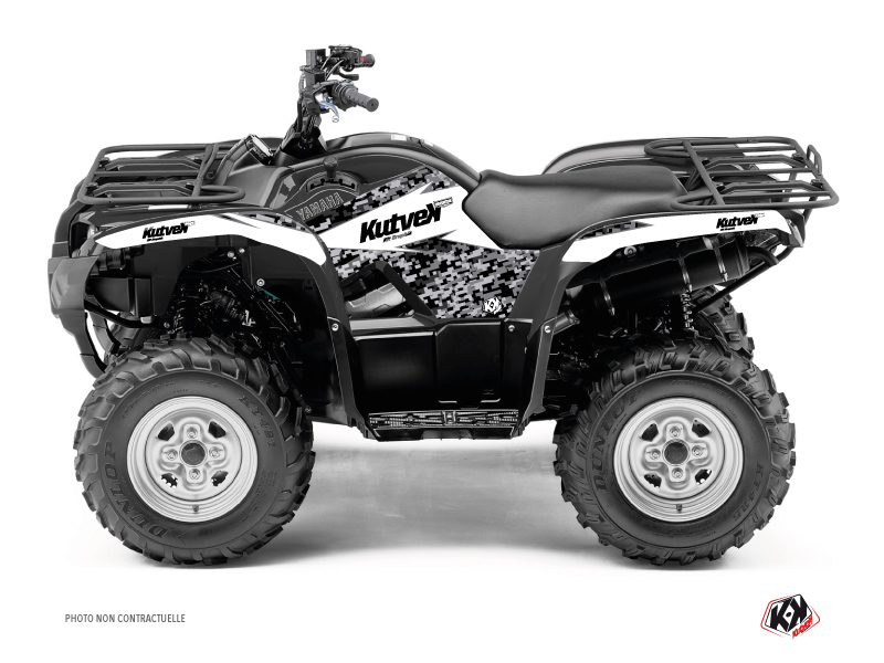 Kit Déco Quad Predator Yamaha 350 Grizzly Blanc (2006-2018)