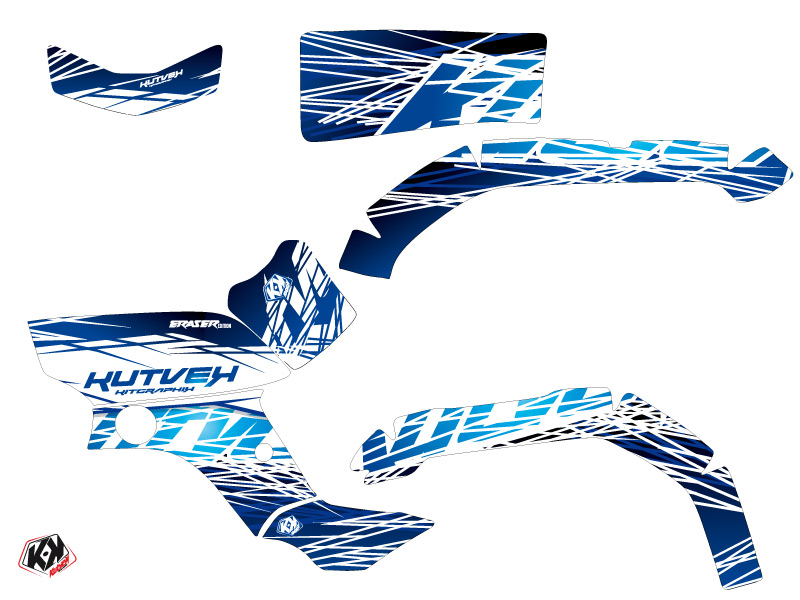 Kit déco Quad Eraser Yamaha 350 Grizzly Kutvek - vue 2