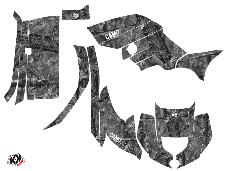Kit Décoration Quad Camo Yamaha 450 Grizzly Gris (2008-2018) - vue 2
